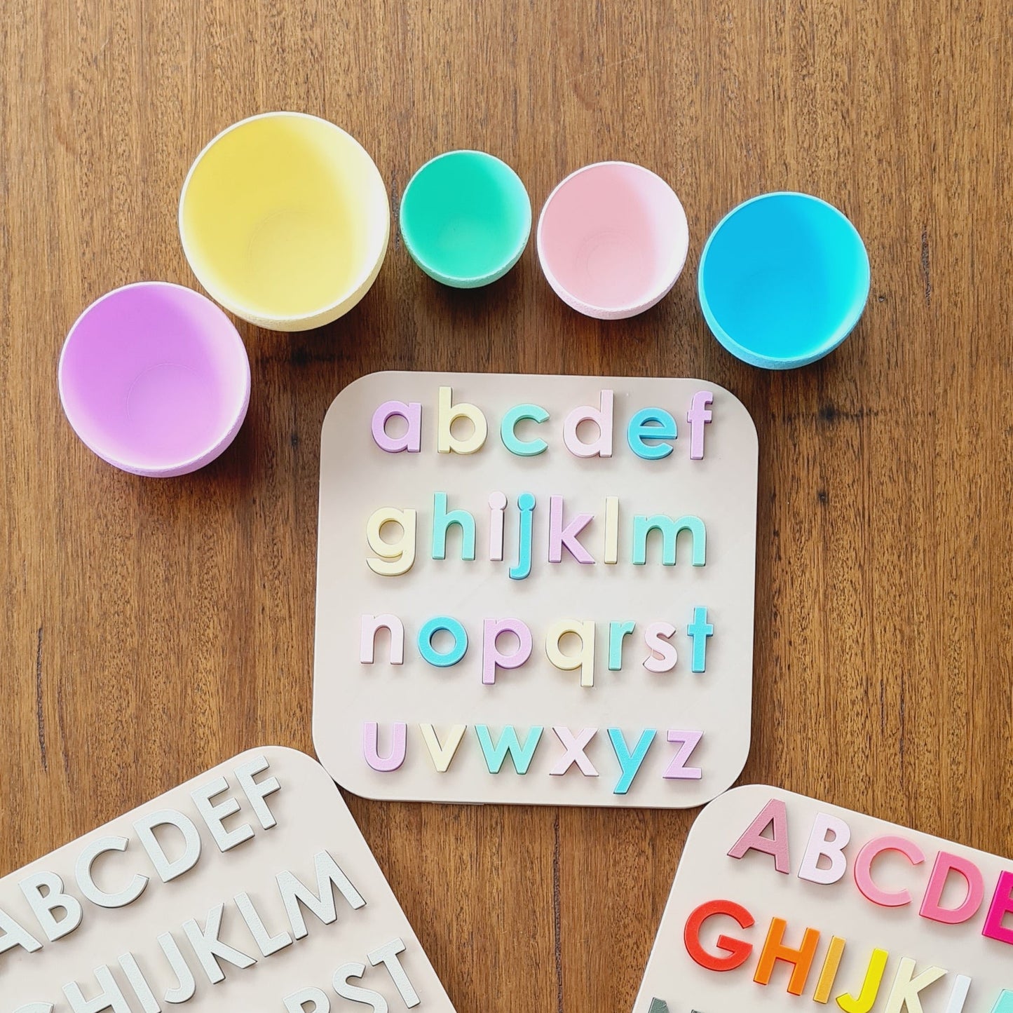 Alphabet Eco Puzzle - Pastel Colours
