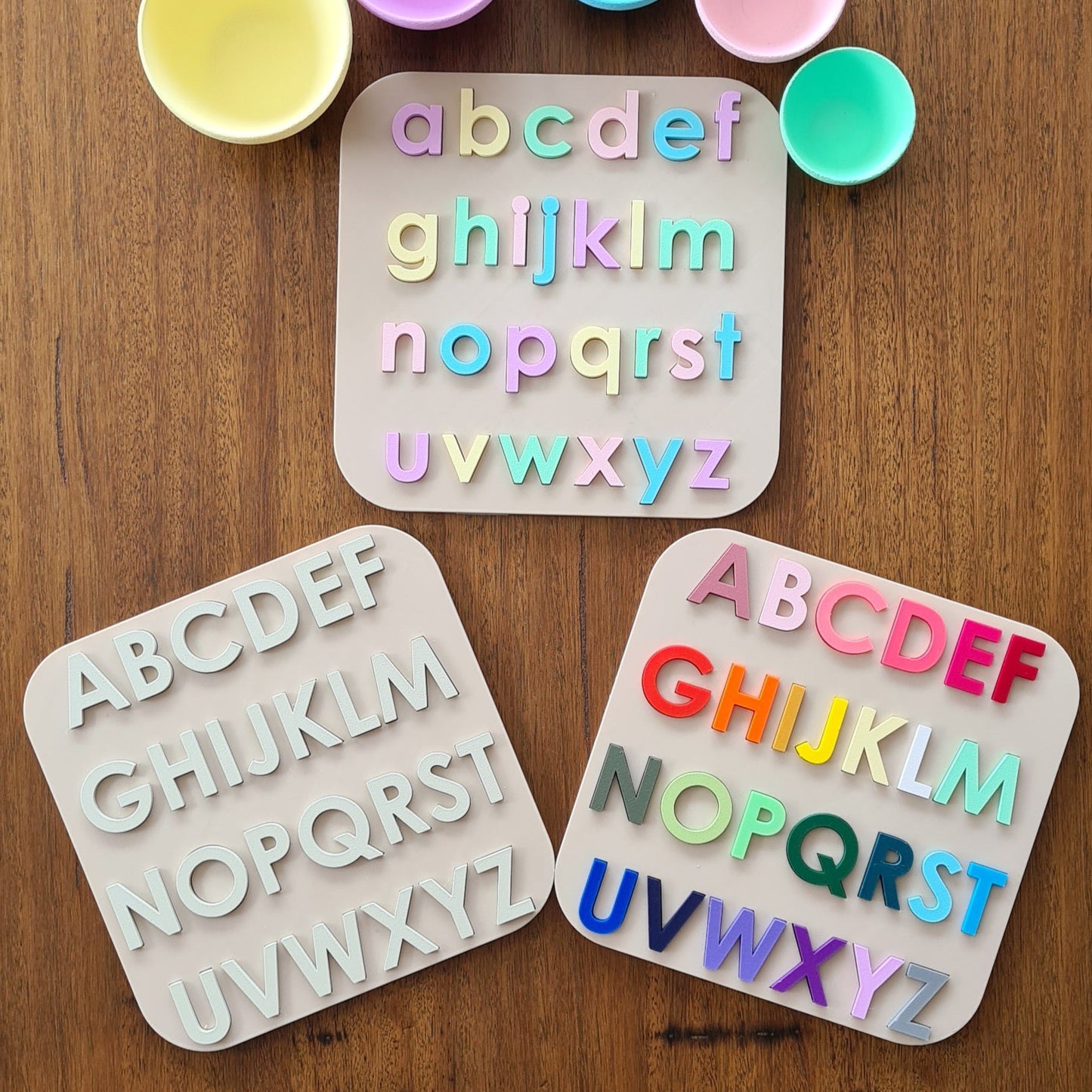 Alphabet Eco Puzzle - Pastel Colours