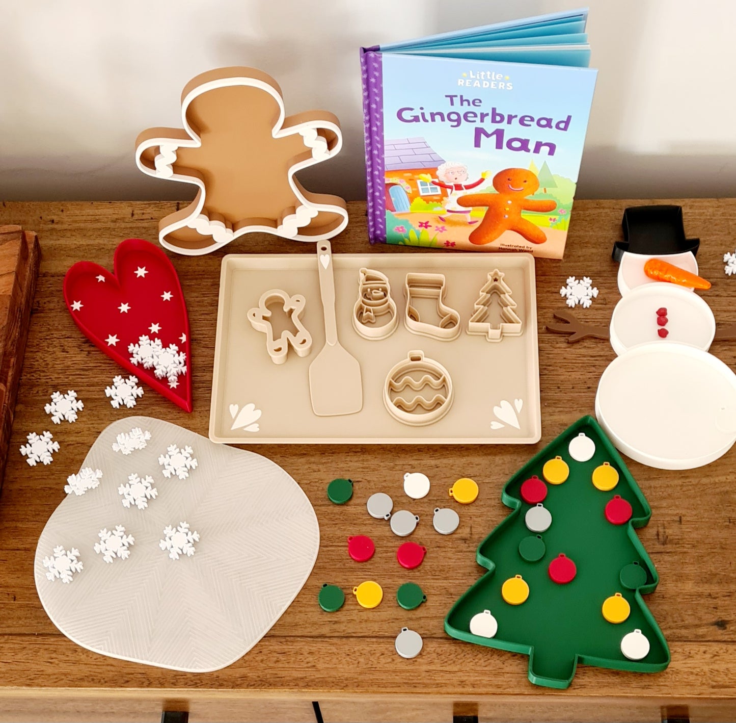 Snowflake Counters 10pcs