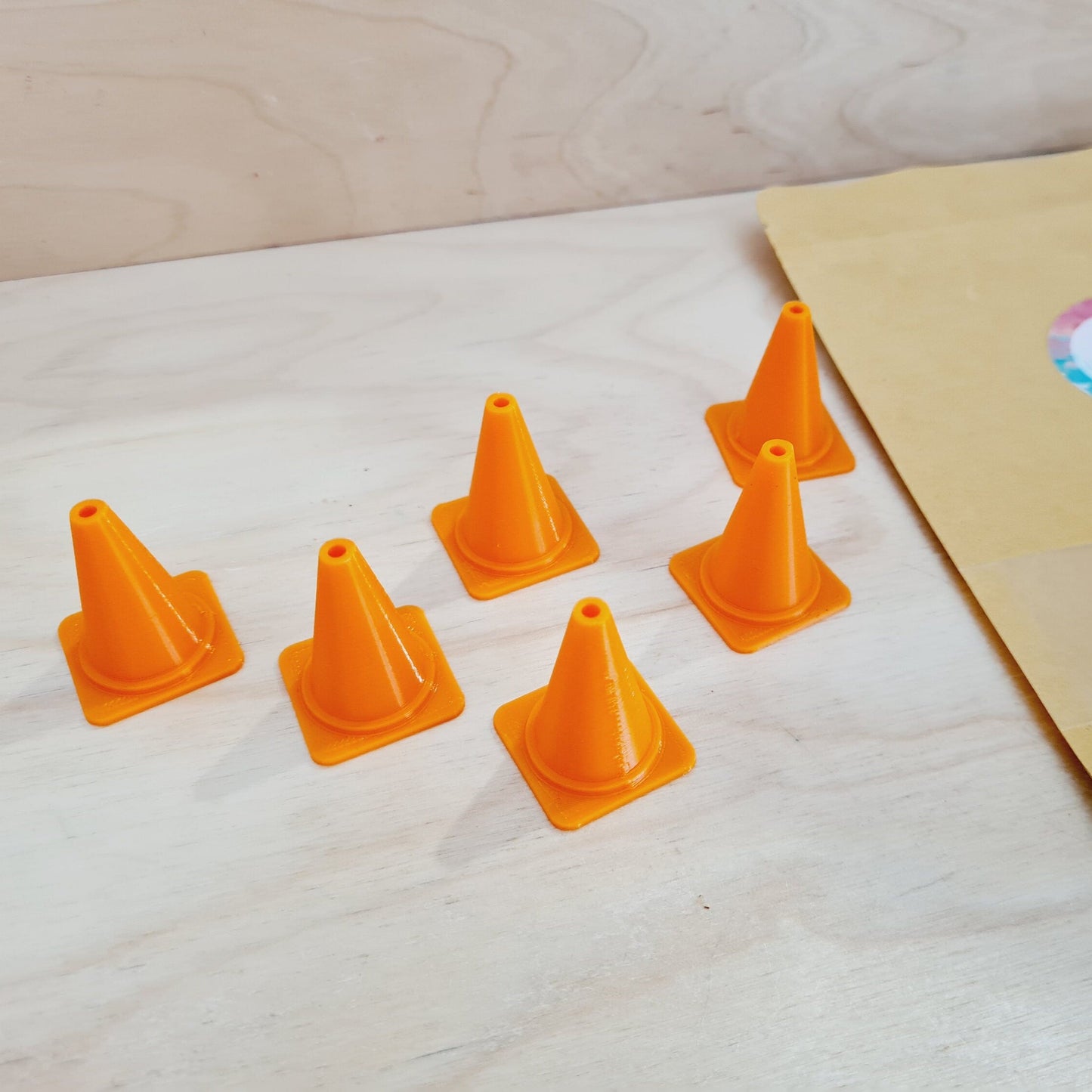 Mini Construction Cones 6pcs
