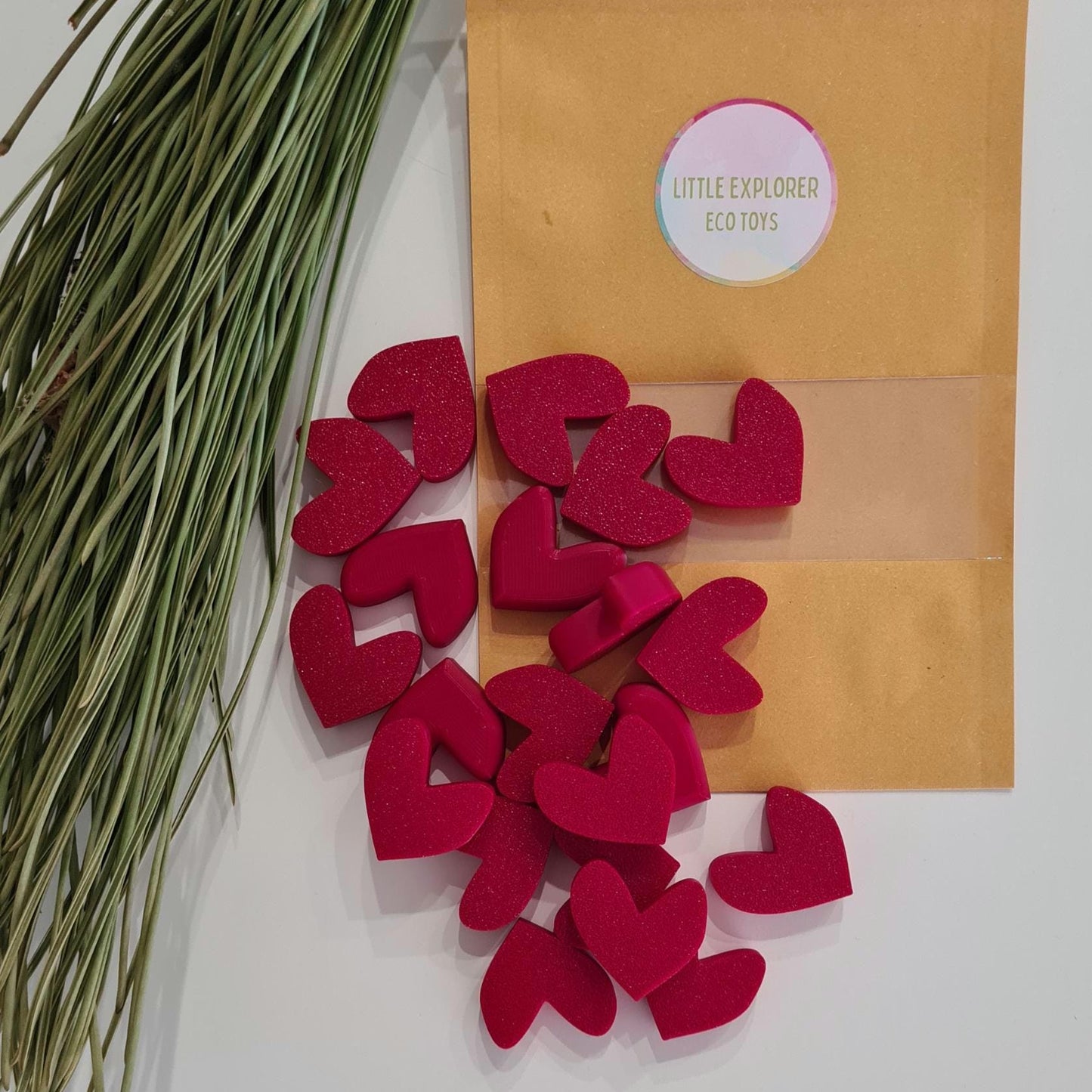 Heart counters 10pcs
