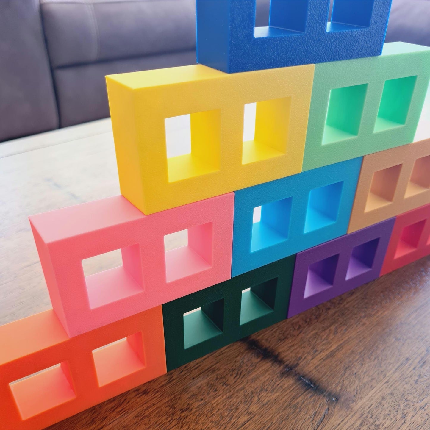 Extra Large Eco blocks in colour