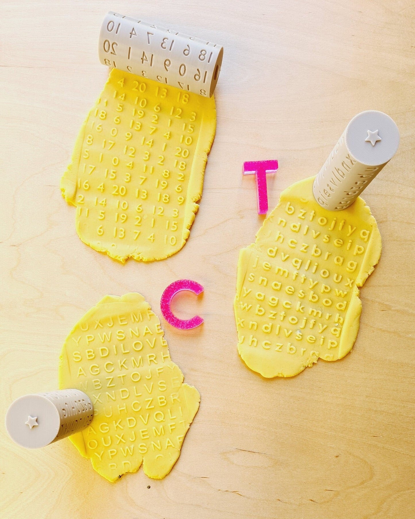 Educational emboss rollers