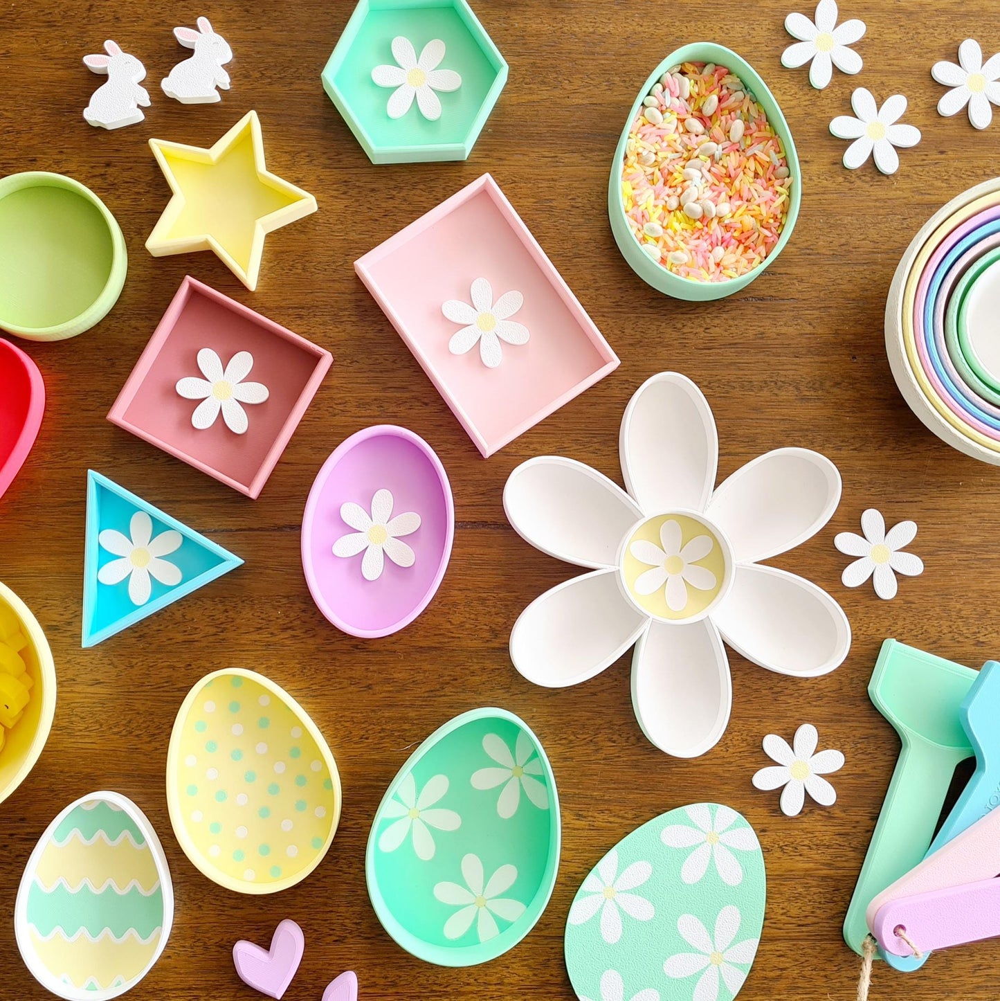 Daisy flower Counters 10pcs