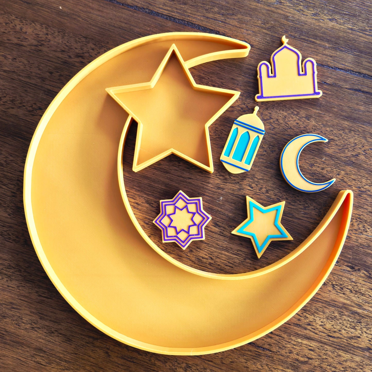 Crescent Moon and Star Play Tray