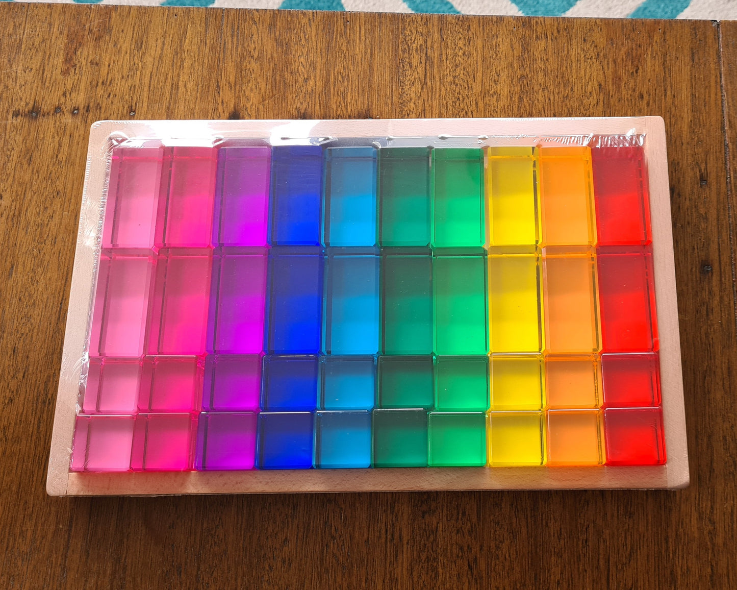 Lucite blocks 40 pcs (20 cube and 20 rectangle)
