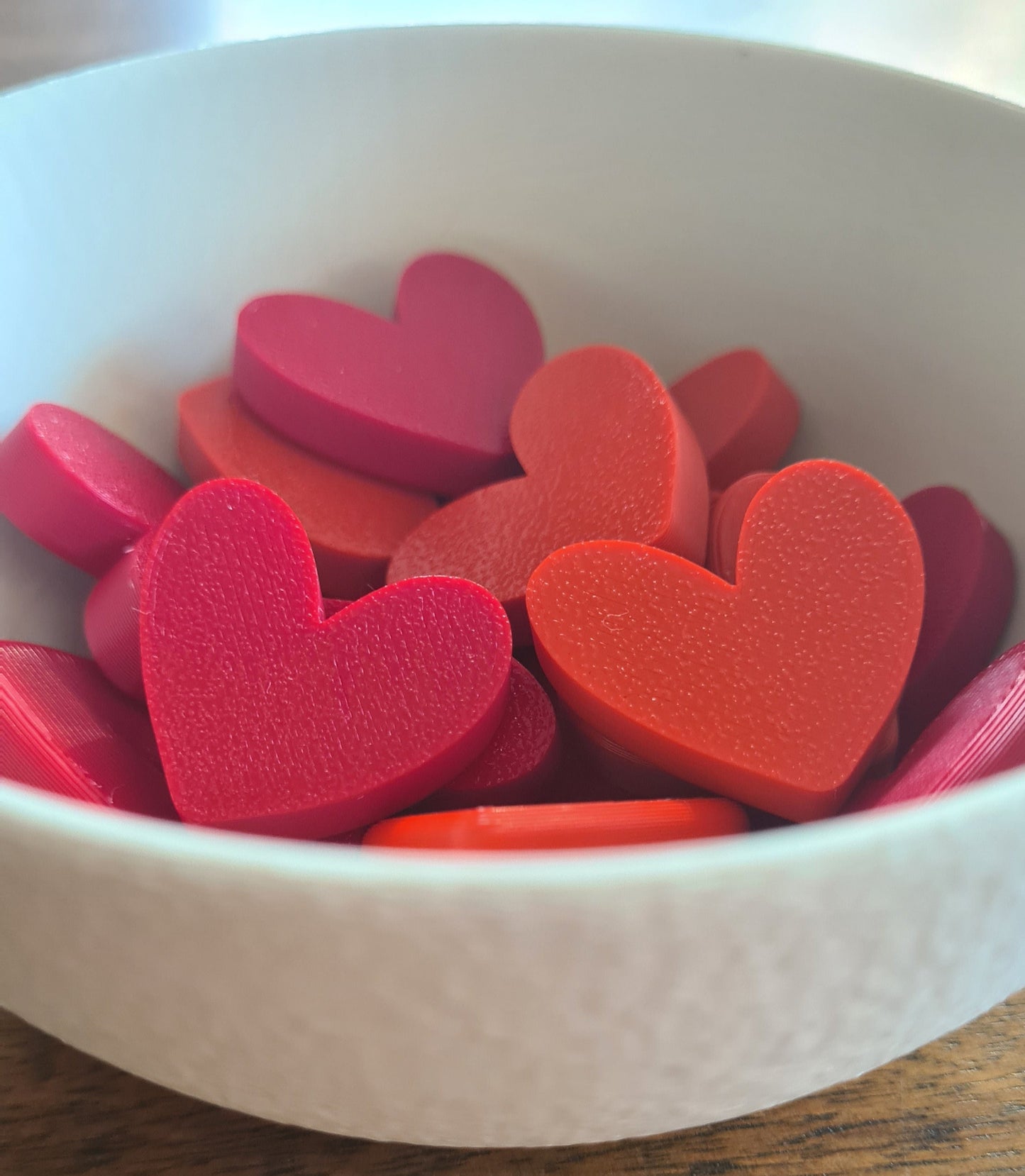 Heart counters 10pcs