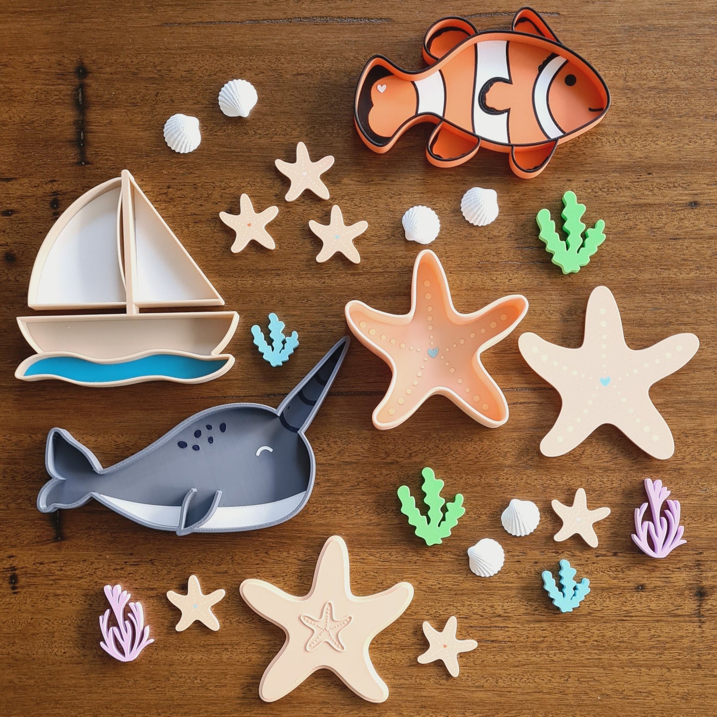 Ocean Play Pieces 9pcs