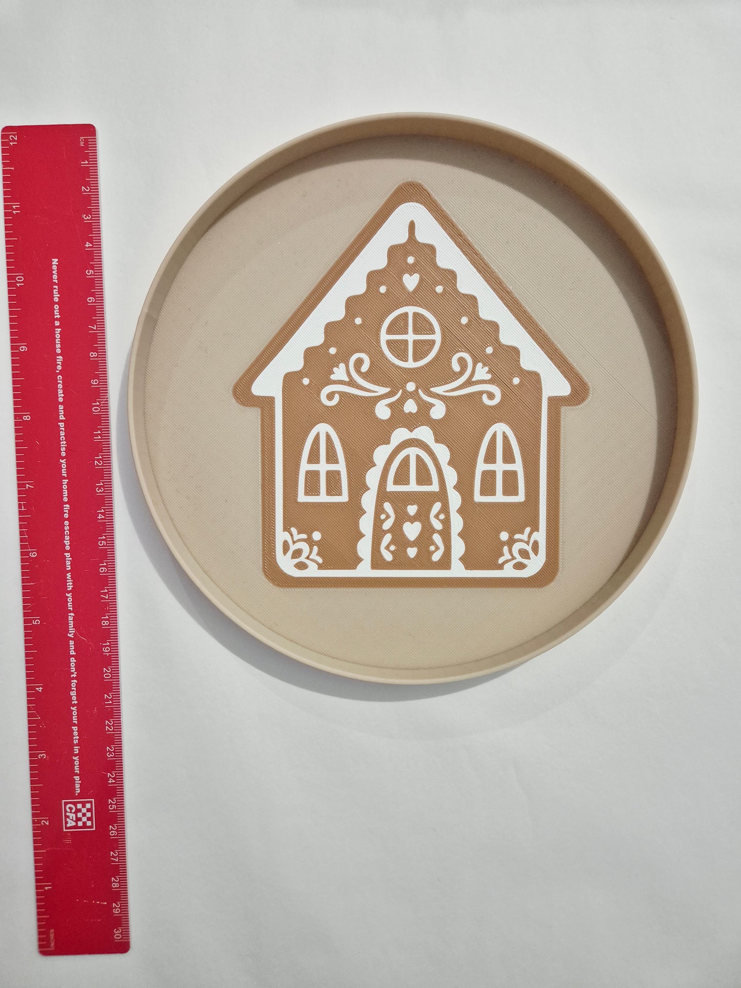 Christmas Cottage Tray