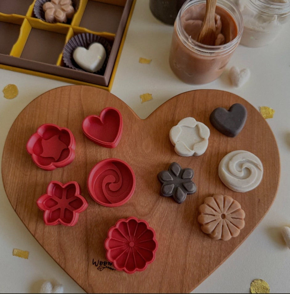 Gift box with dividers for chocolates pralines
