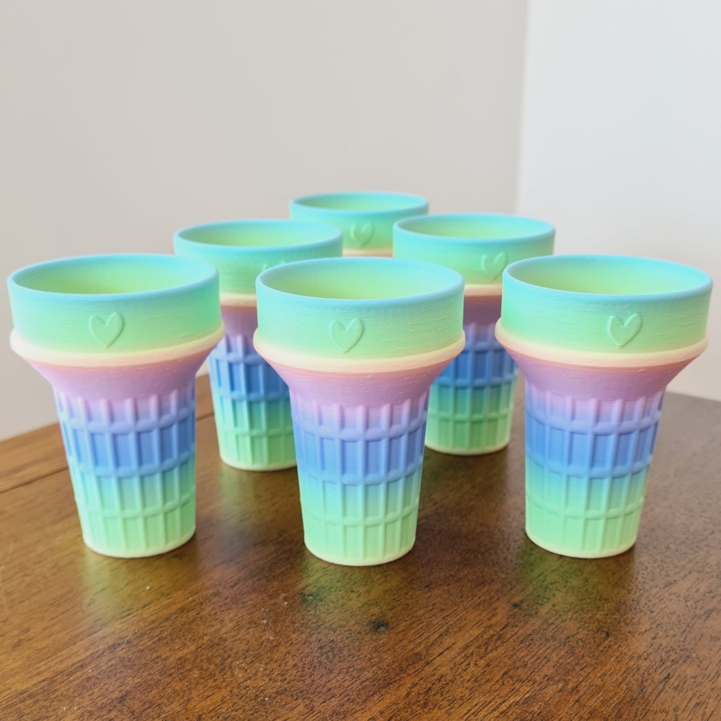 Ice Cream Cones Unicorn coloured