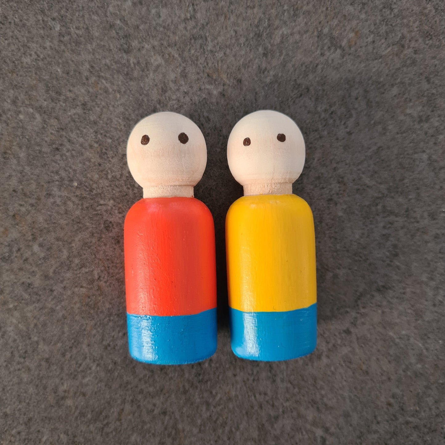 Builder Peg Dolls 2 pack