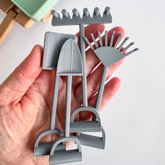 Gardening Mini Tool Set of 4 pieces for imaginary and sensory play