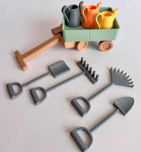 Gardening Mini Tool Set of 4 pieces for imaginary and sensory play