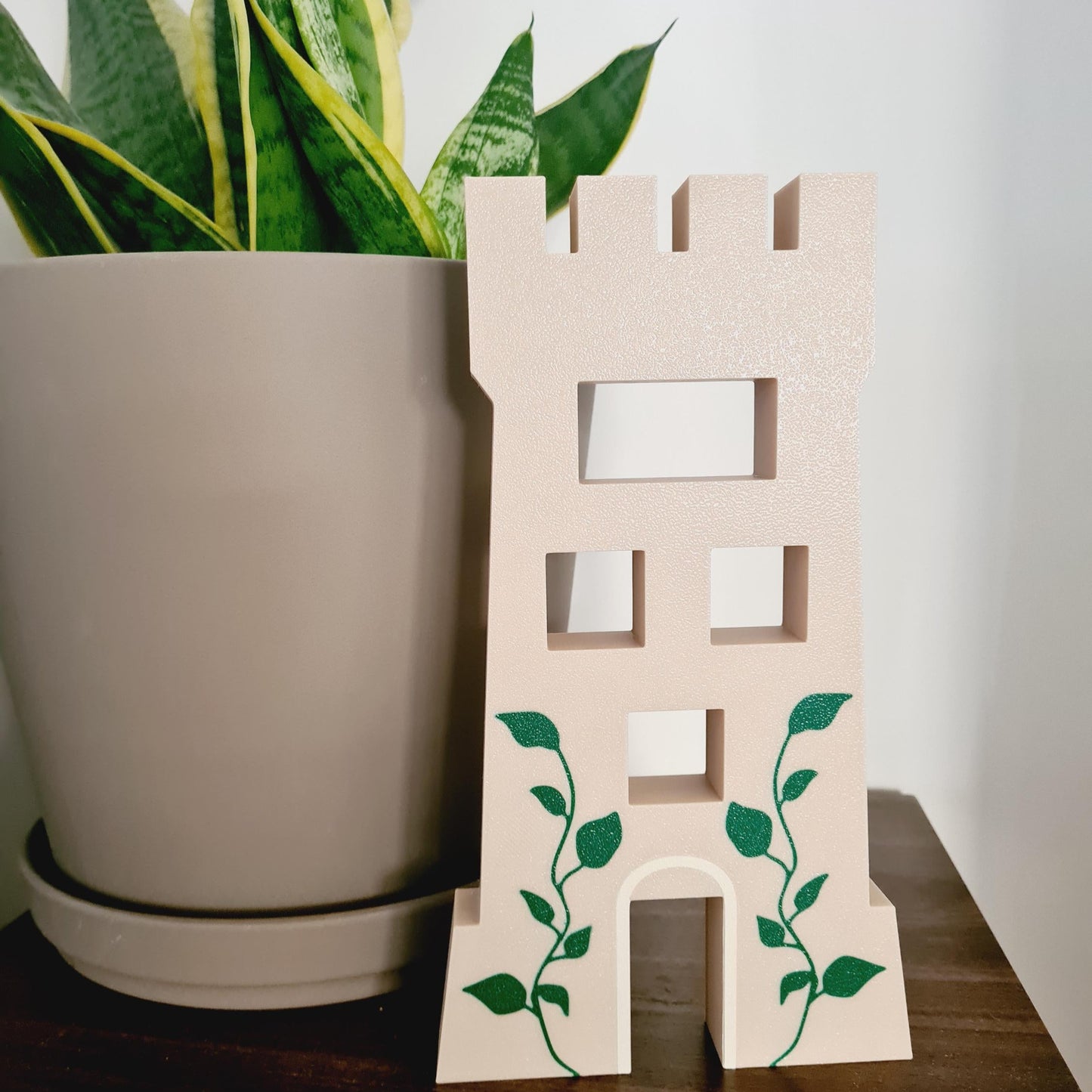 Tower with vines