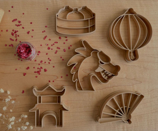 Chinese New Year Cutters 5 pcs