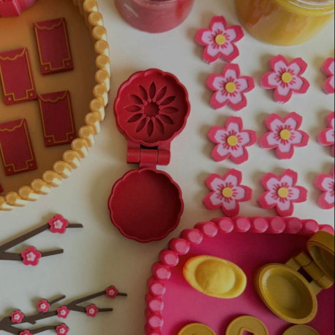 Cherry Blossom Counters 10pcs - Chinese New Year