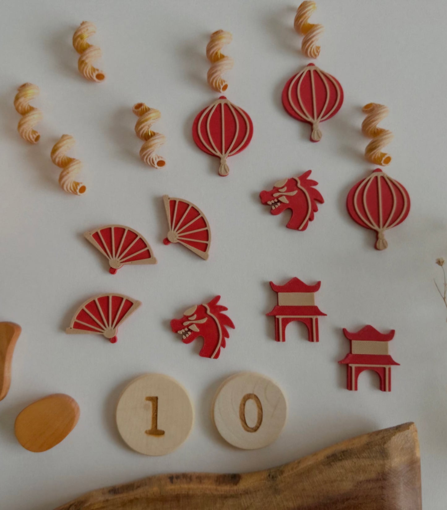 Chinese New Year Counters 10pcs