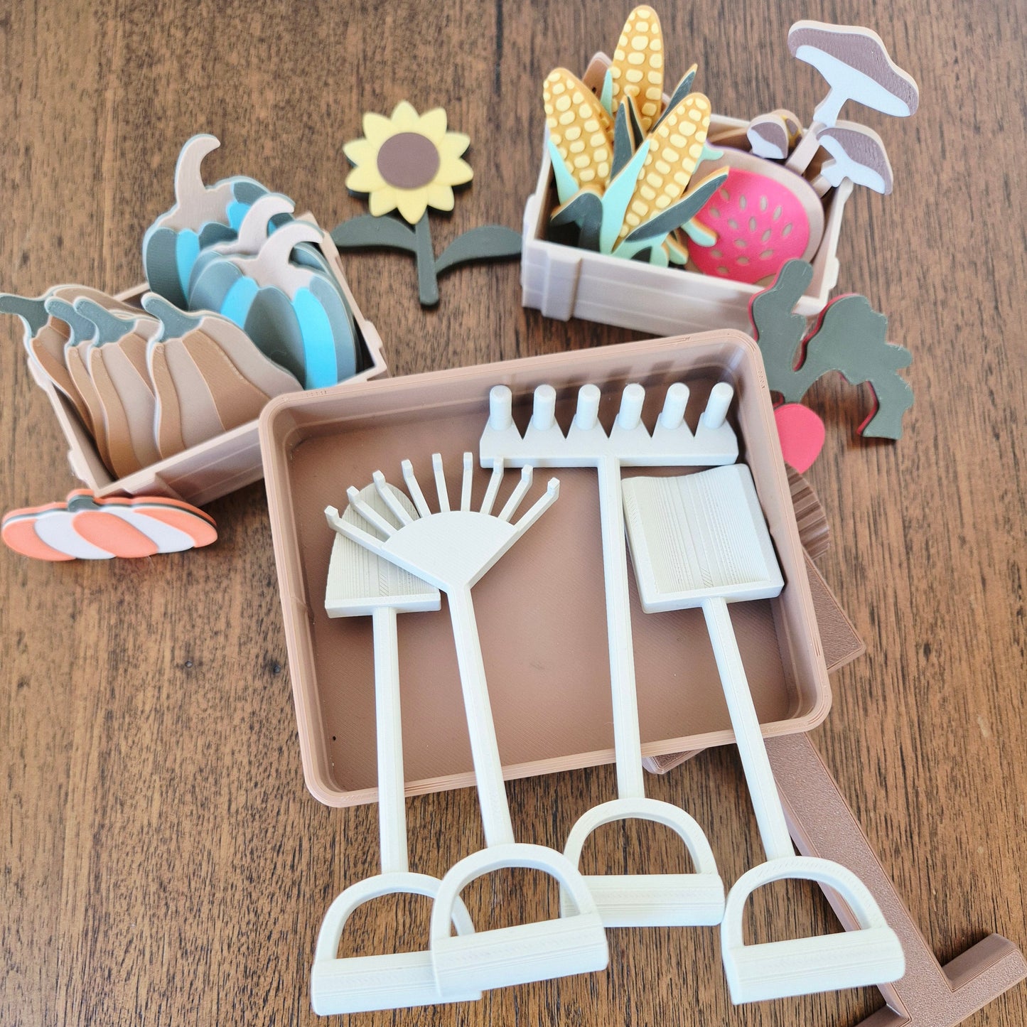 Gardening Mini Tool Set of 4 pieces for imaginary and sensory play