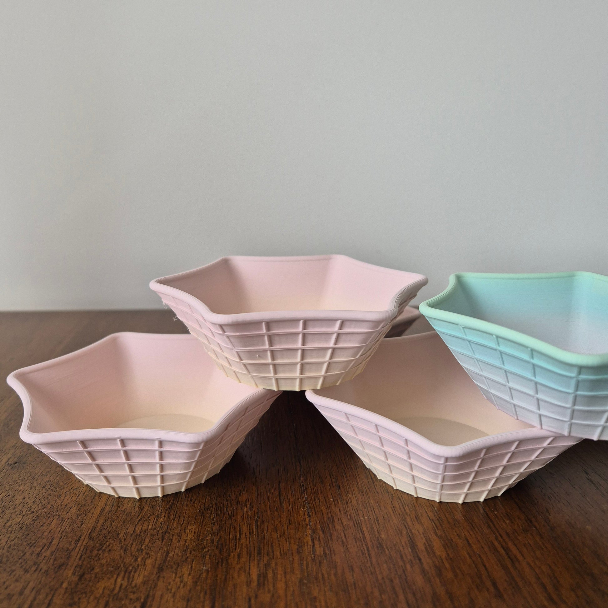 Waffle bowls for Ice cream play and desserts