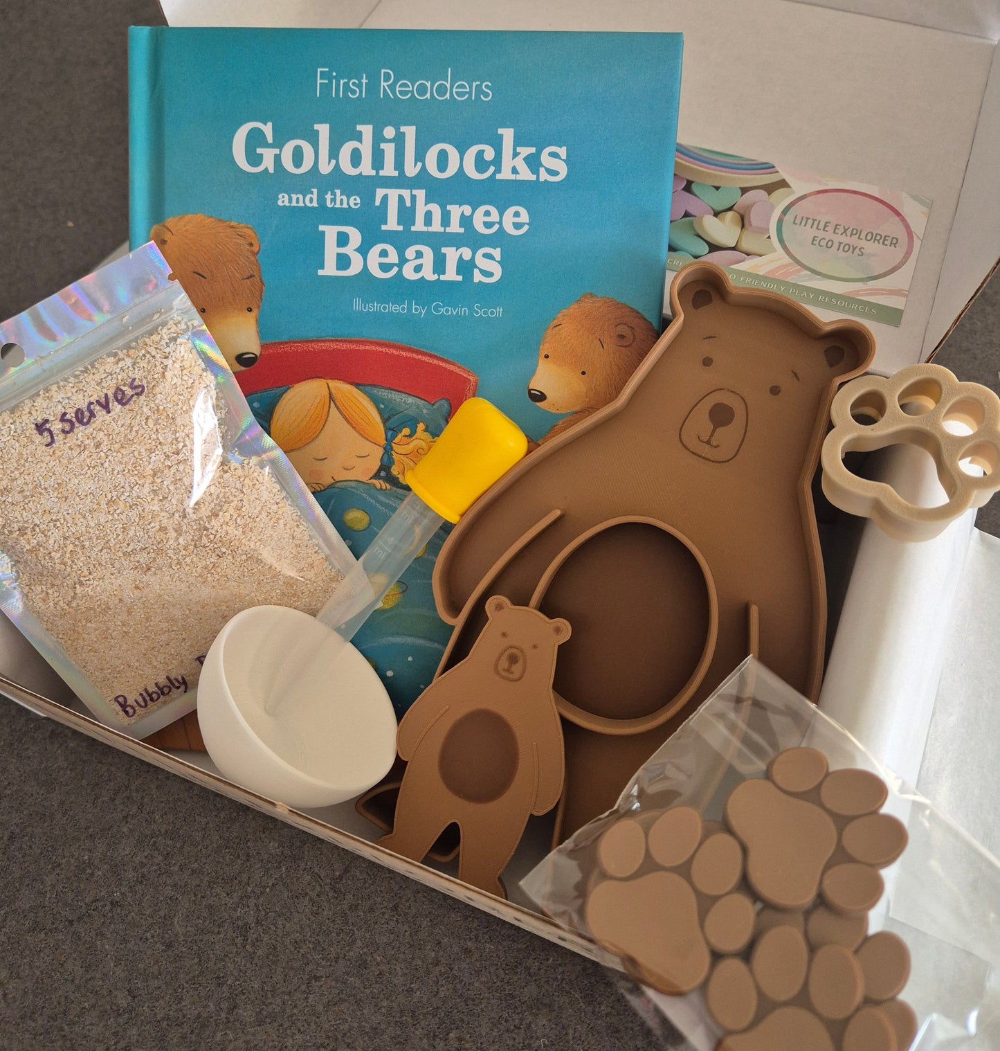 Goldilocks & The Three Bears – Bookish Play Box