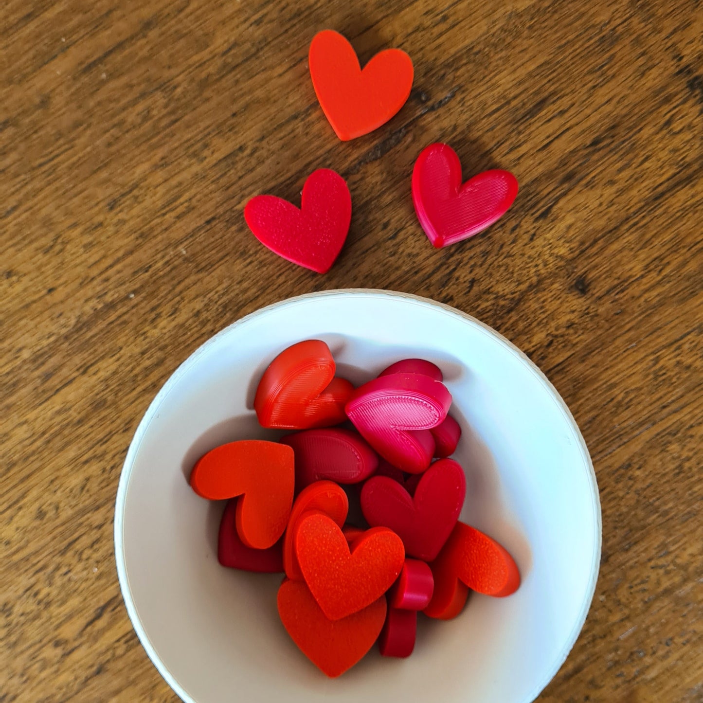 Heart counters 10pcs