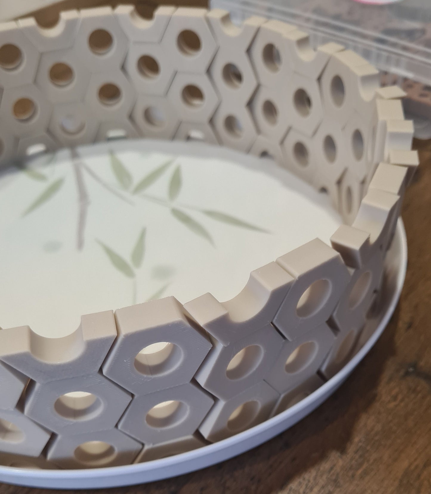 Sandstone Honeycomb pieces 55pcs (35 full & 20 halfs)