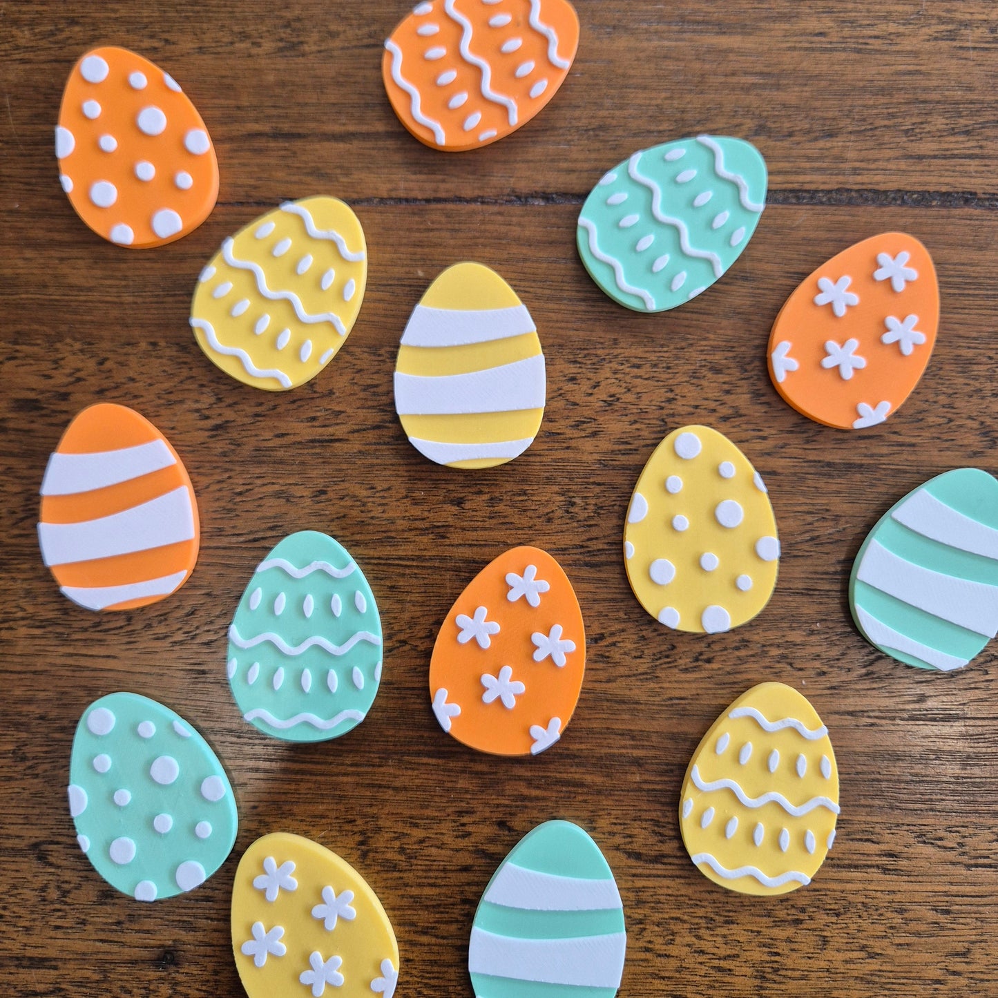 Colourful Easter Egg Counters 10pcs