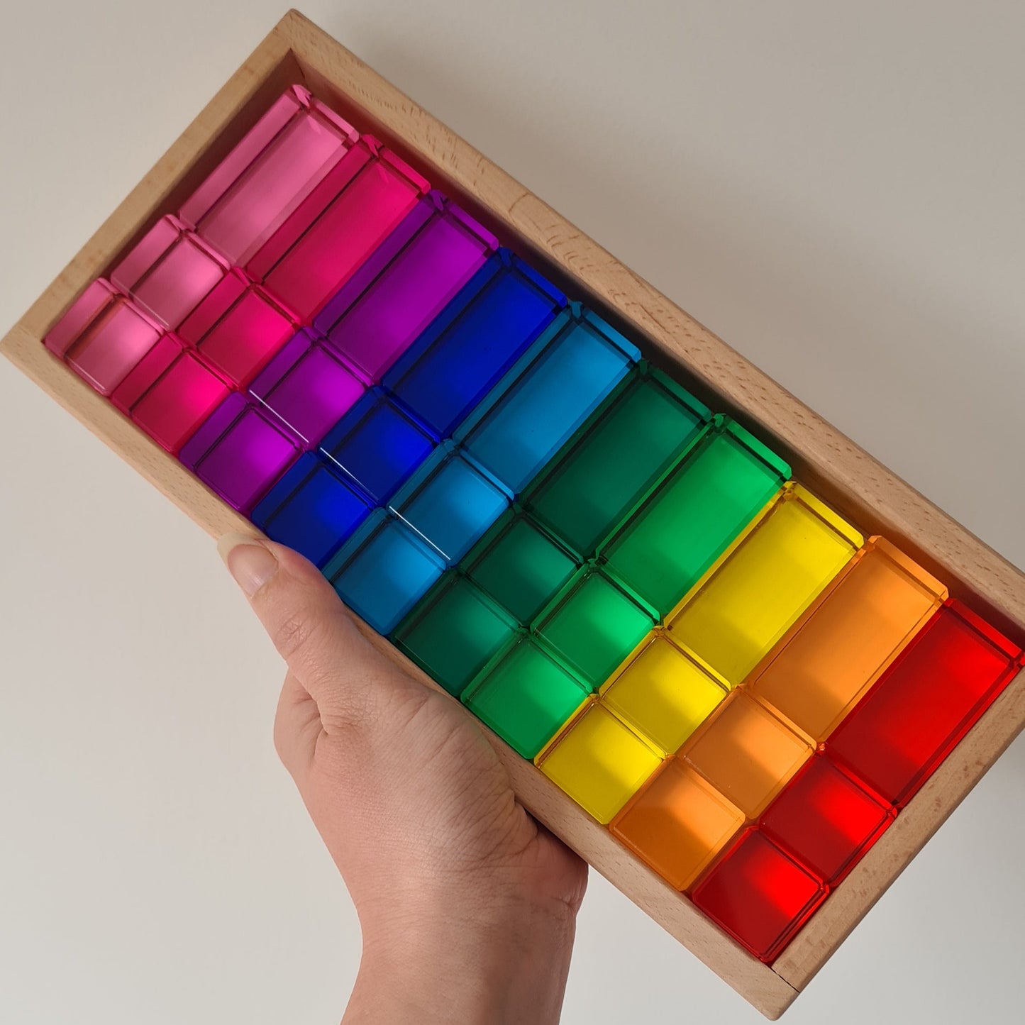 Lucite blocks 30 pcs (20 cube and 10 rectangle)