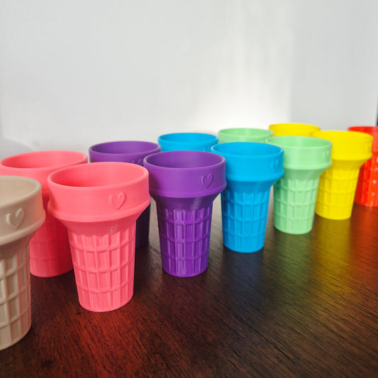 Cute ice Cream Cones for sensory and imaginary play