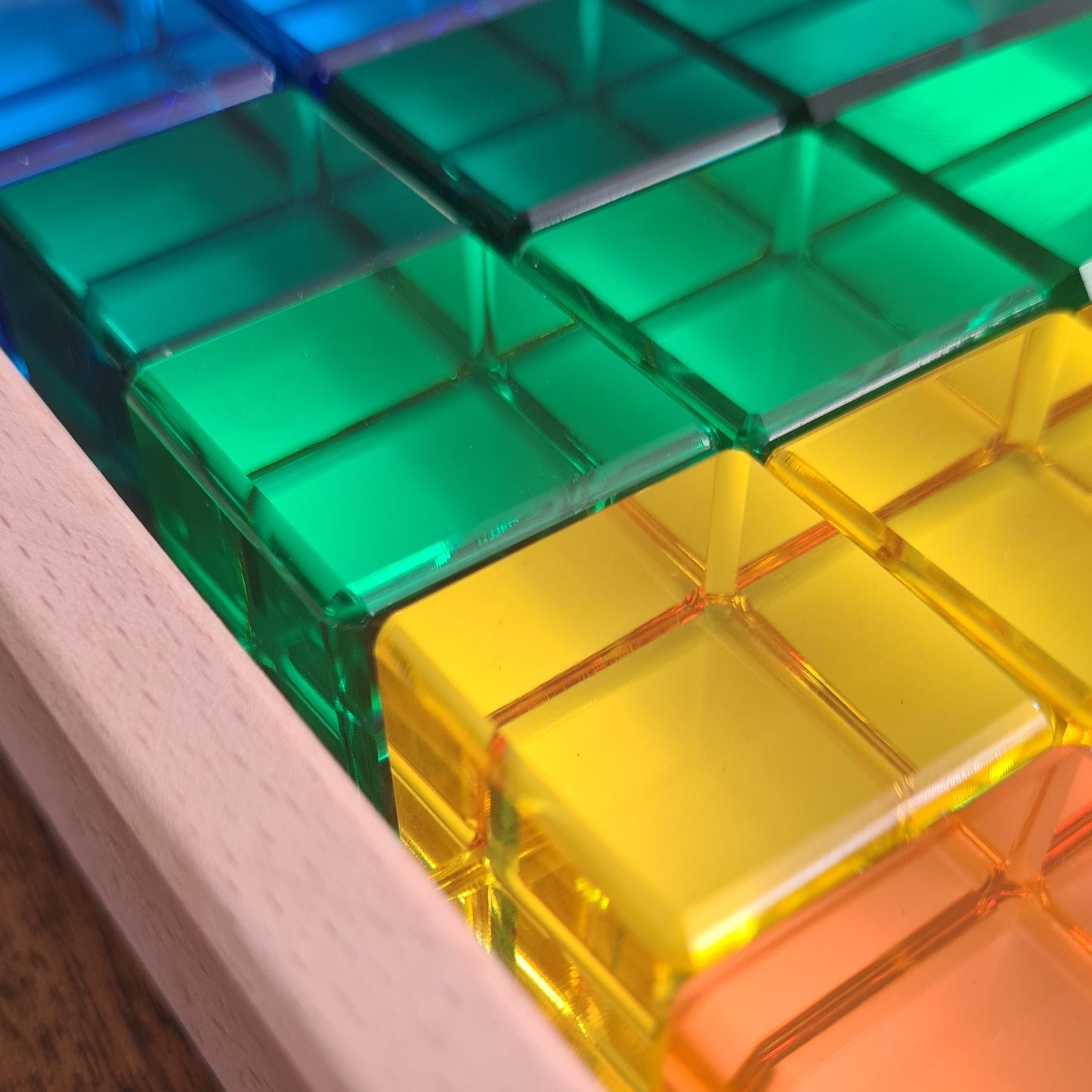 Lucite blocks 40 pcs (20 cube and 20 rectangle)