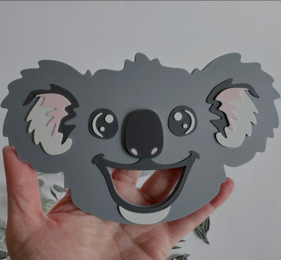 Feed the Koala sensory play tube with 15pcs Eucalyptus Leaves